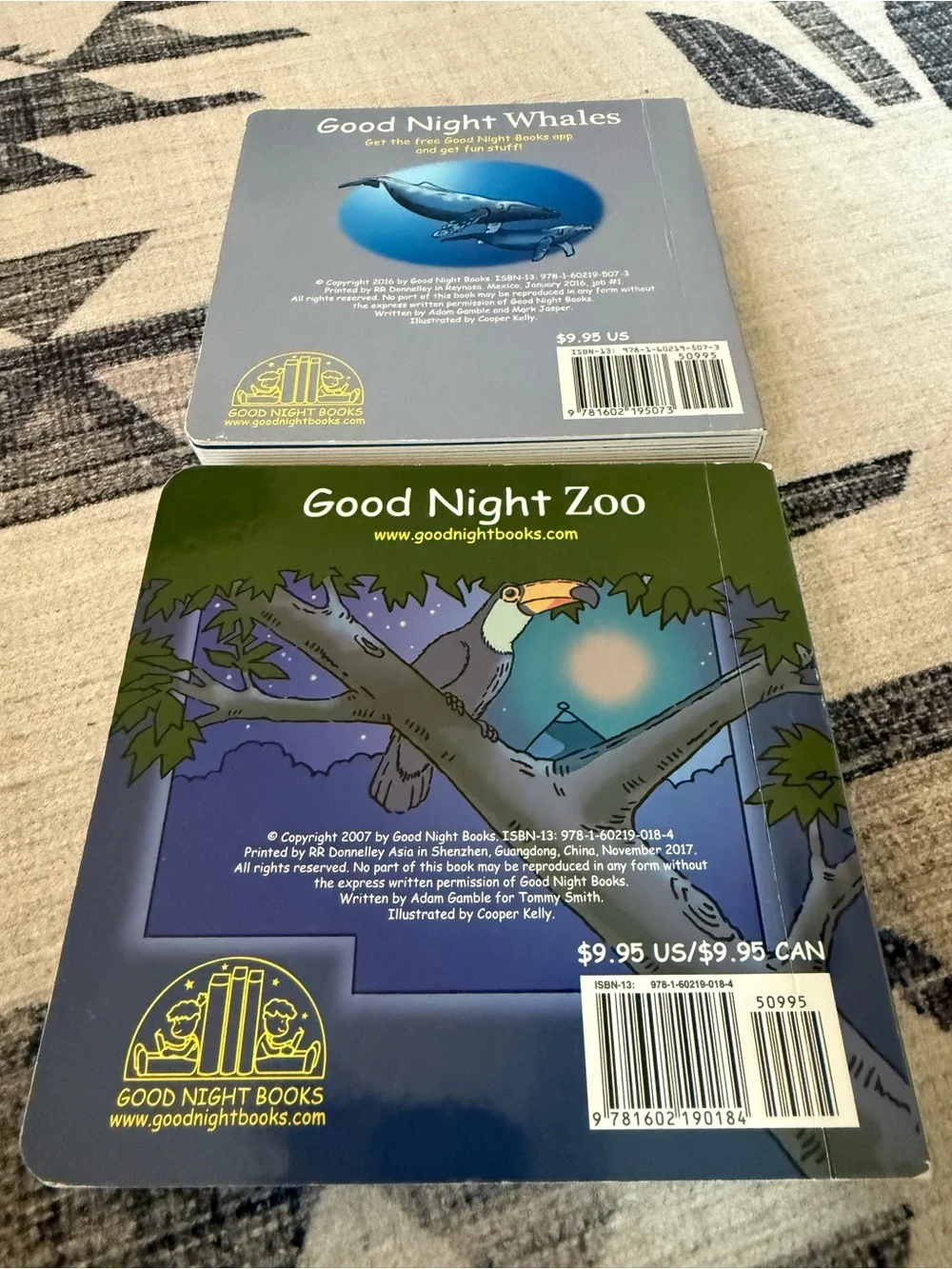 Good Night Books Bedtime Board Book Bundle - Set of 2